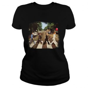 Freddy Krueger Michael Myers Jason Voorhees Abbey Road ladies tee