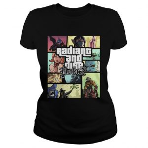 Grand Theft Radiant and Dire Dota 2 ladies tee