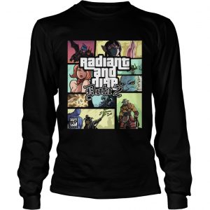 Grand Theft Radiant and Dire Dota 2 longsleeve tee