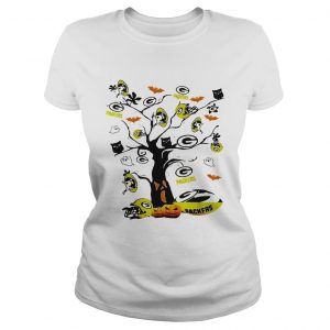 Green Bay Packers tree Halloween ladies tee