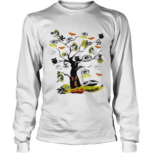 Green Bay Packers tree Halloween longsleeve tee