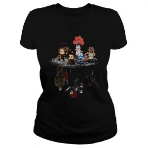 Halloween Slash shadow water ladies tee