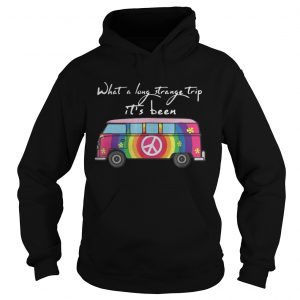 Hippie bus what a long strange trip its been hoodie