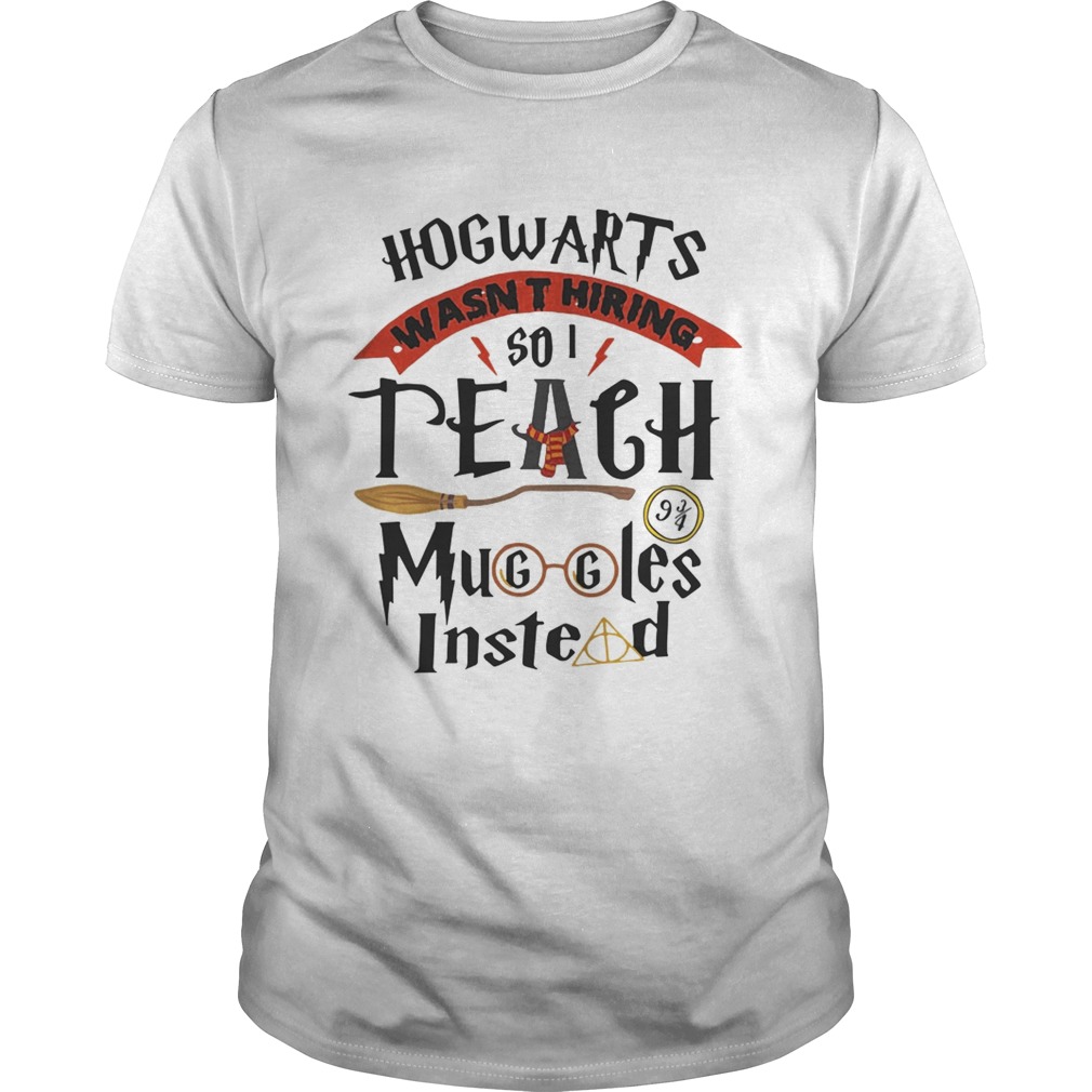 Hogwarts wasn’t hiring so I teach muggles instead shirt