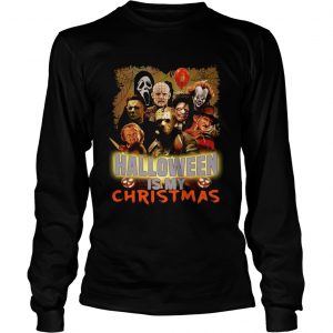 Horror characters Halloween is my Christmas longsleeve tee