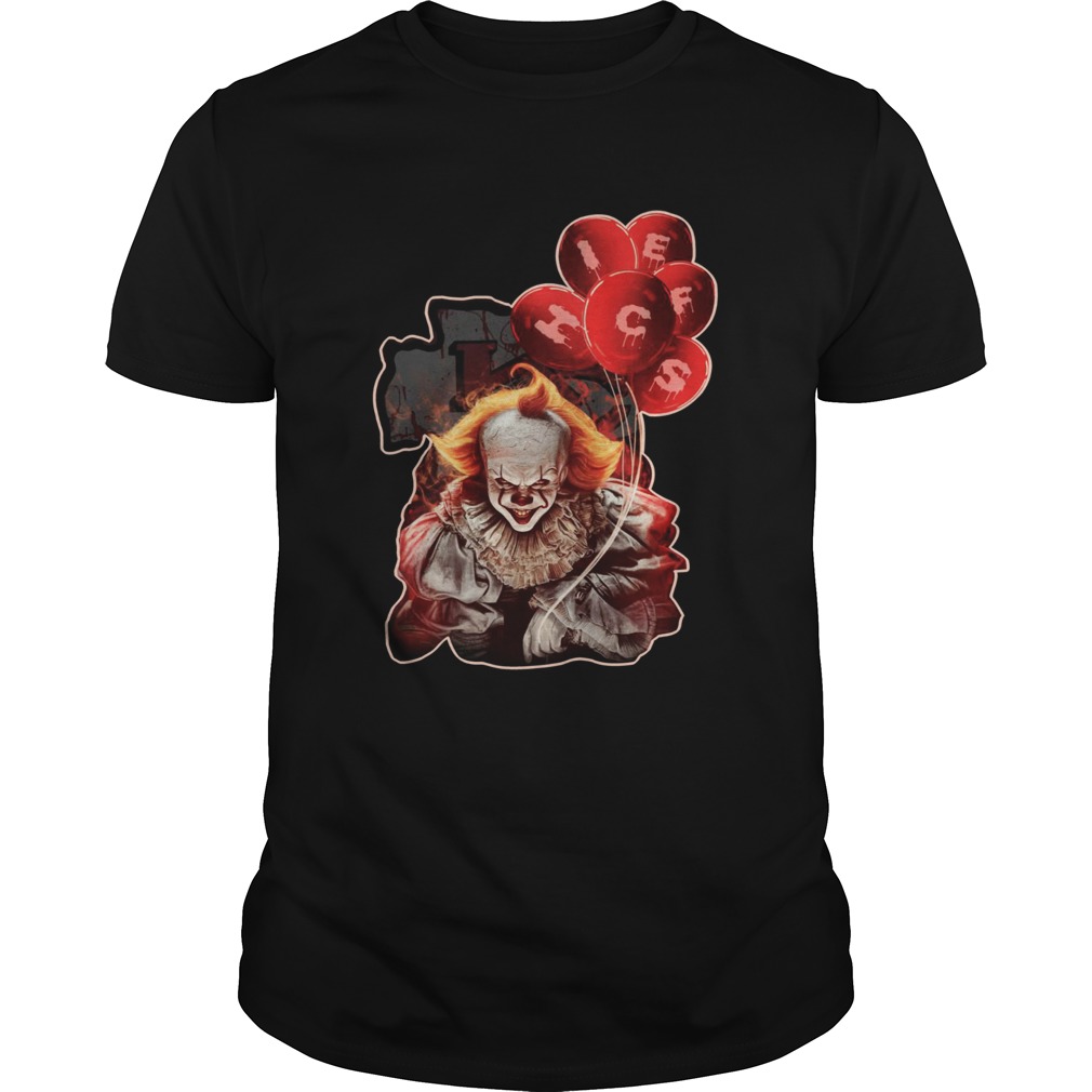 It Pennywise holding balloon Kansas City Chiefs shirt