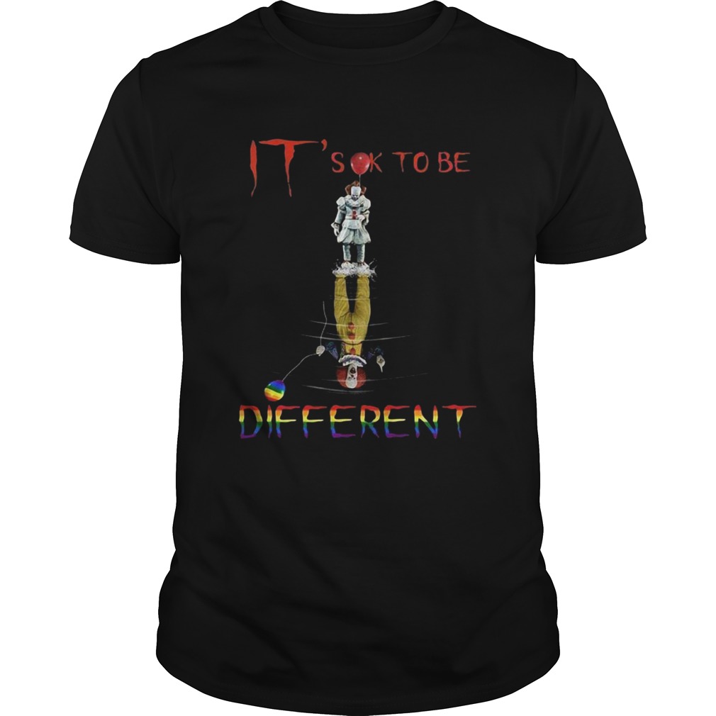 It’s ok to be different Pennywise it water reflection autism shirt