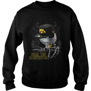 Jack Skellington Fear The Hawkeyes sweatshirt