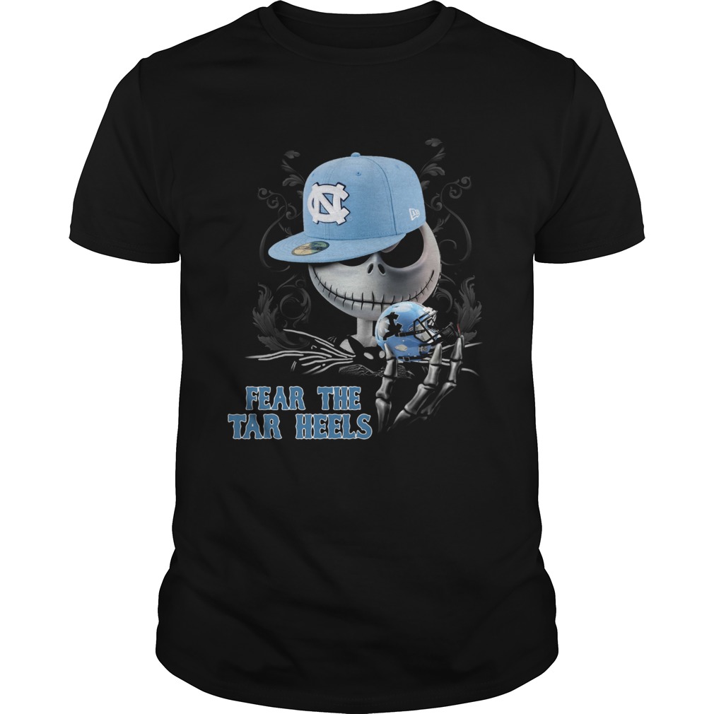 Jack Skellington Fear The Tar Heels Shirt