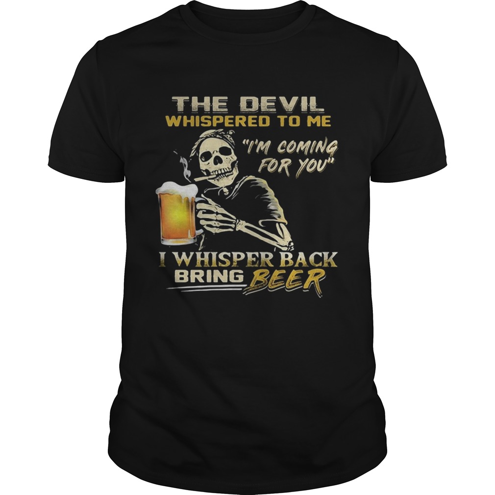 Jack Skellington I will drink beer here or there or everywhere shirt