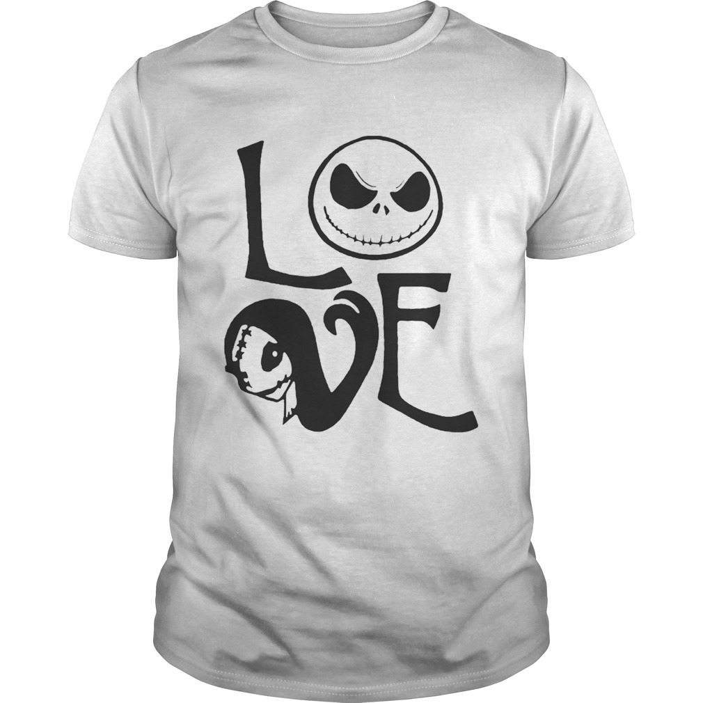 Jack Skellington and Sally love Halloween shirt