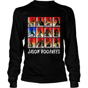 Jason Voorhees Full Season timeline longsleeve tee