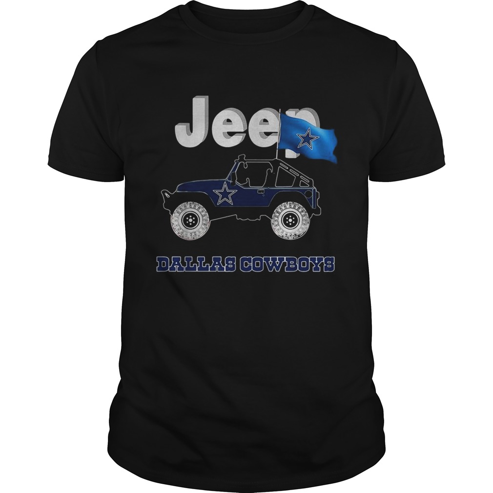 Dallas Cowboys flag Jeep shirt