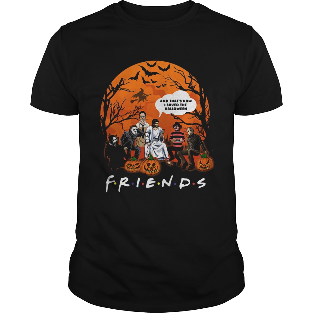 Jesus that’s how I saved the halloween Horror characters shirt