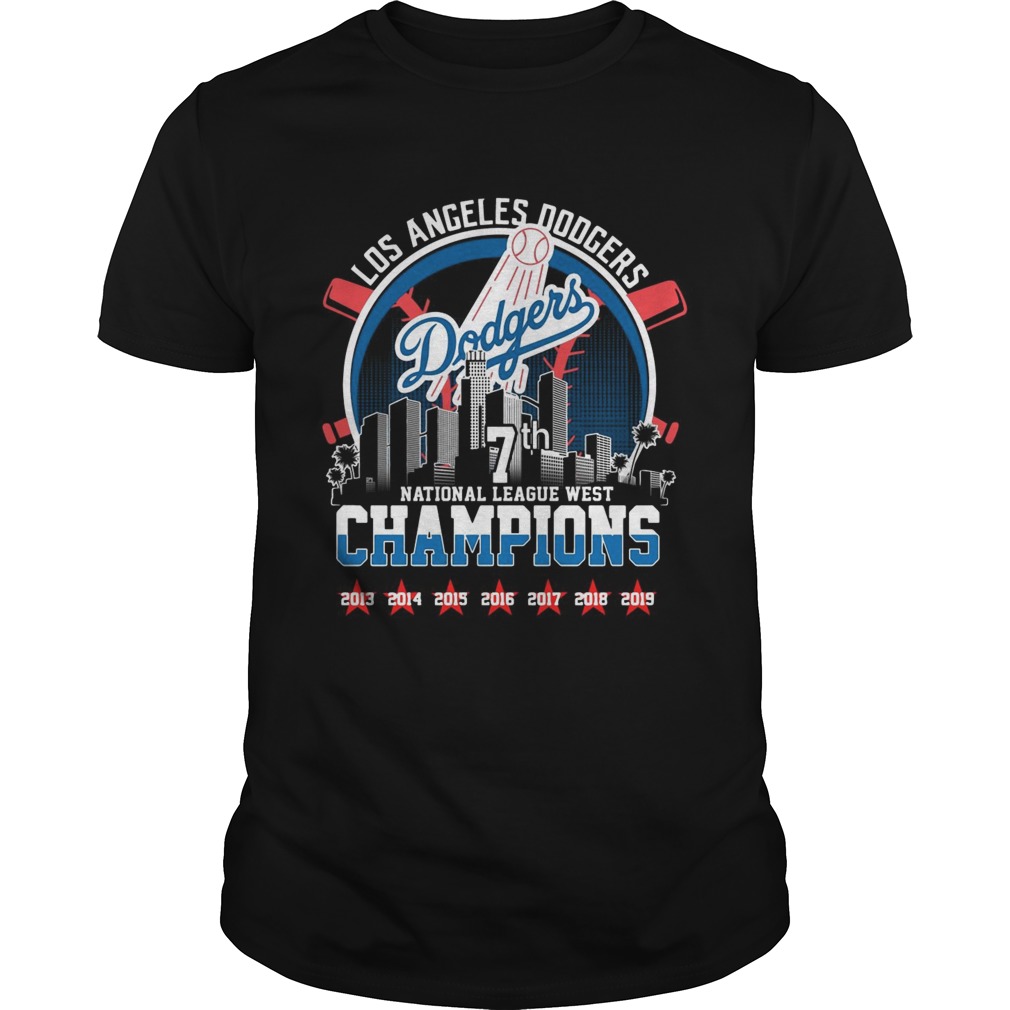 Los Angeles Dodgers national league west champions shirt