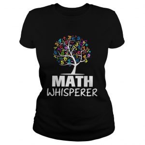 Math whisperer tree ladies tee