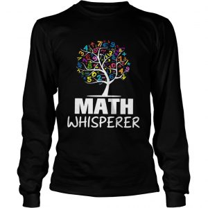 Math whisperer tree longsleeve tee