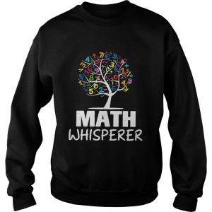 Math whisperer tree sweatshirt