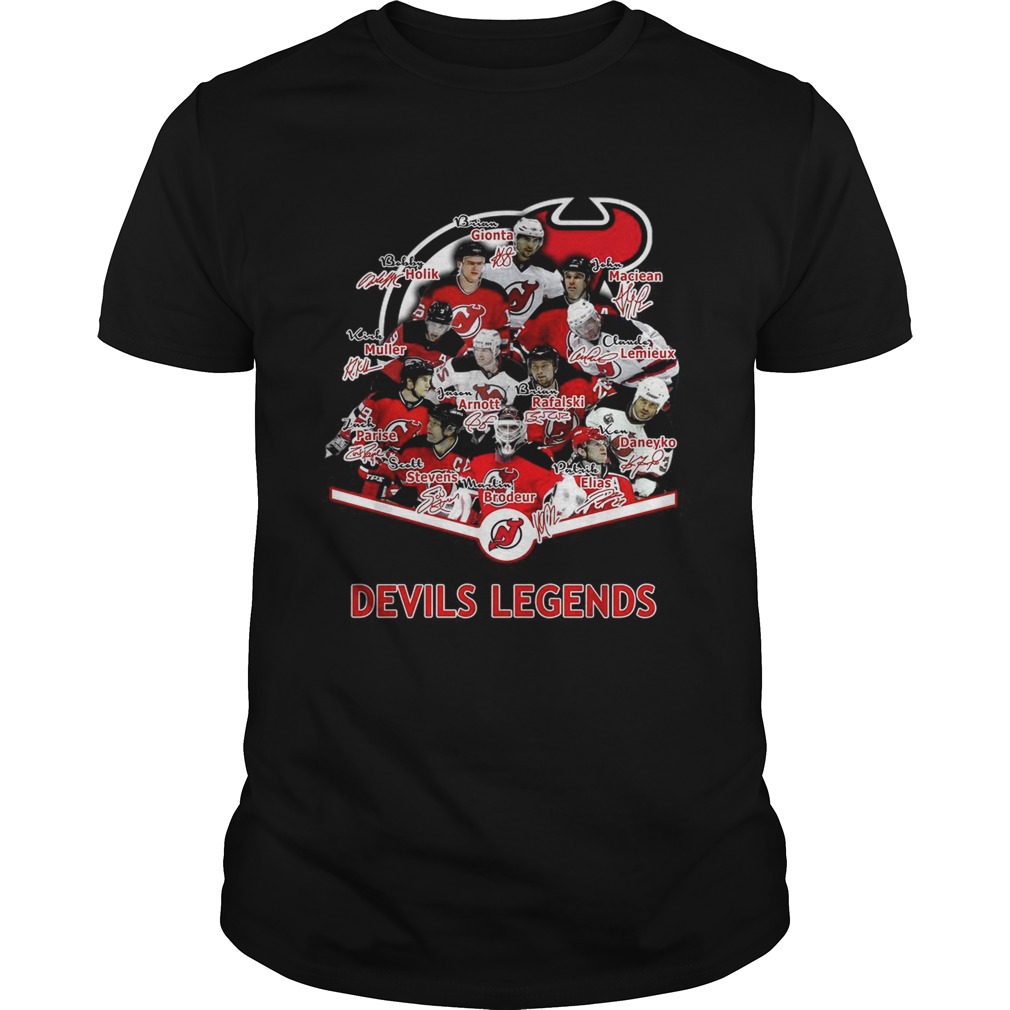 New Jersey Devils Legends signature shirt