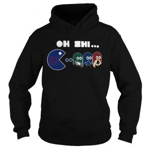 New York Giants Pacman Eats Eagles Cowboys Redskins hoodie