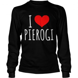 Official I Love Pierogi longsleeve tee