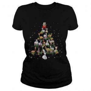 Official Sheep Christmas Tree ladies tee