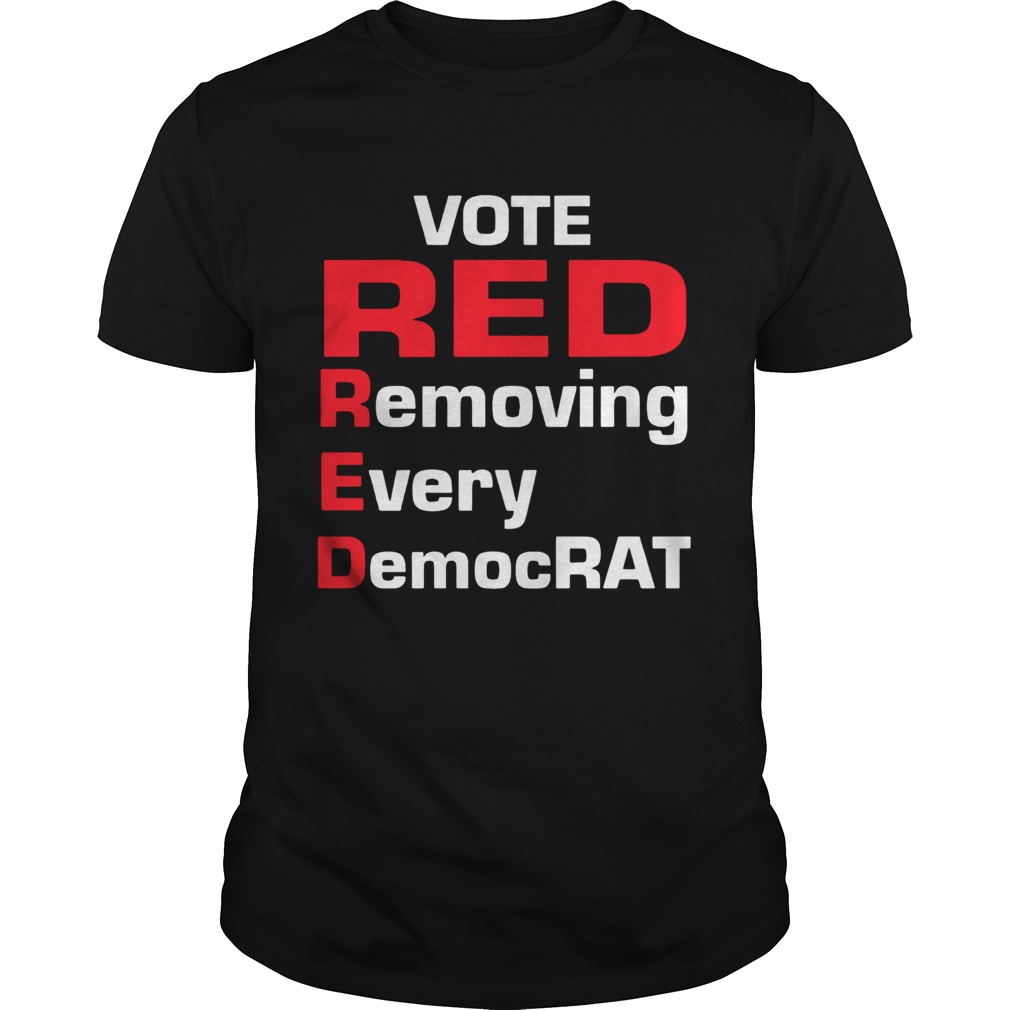 Oficial Vote red removing every democrat shirt