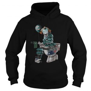 Pennywise Miami Dolphins New York Jets and New England Patriots toilet hoodie