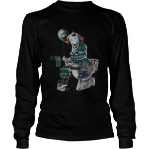 Pennywise Miami Dolphins New York Jets and New England Patriots toilet longsleeve tee