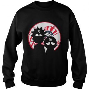 Rick and Morty New York Yankees baseball sweatshirt