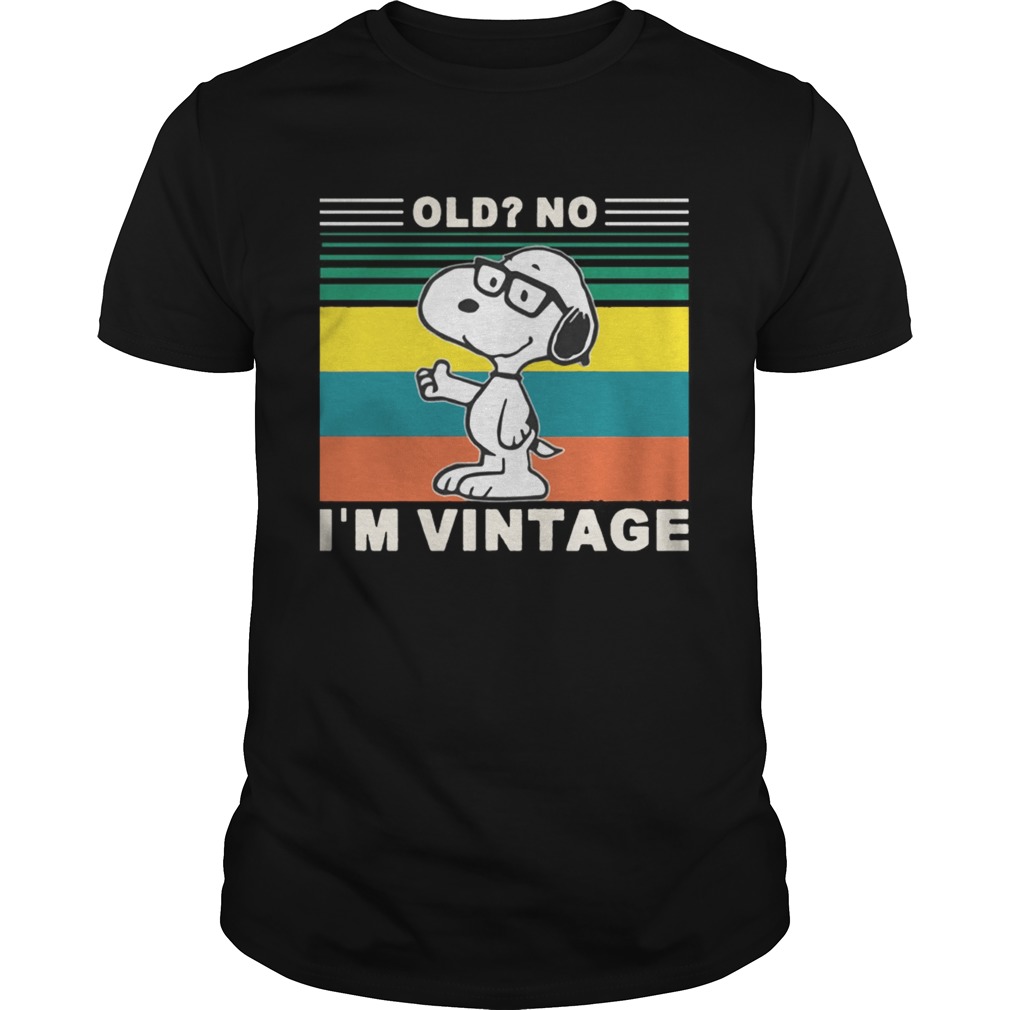 Snoopy old no I am vintage shirt