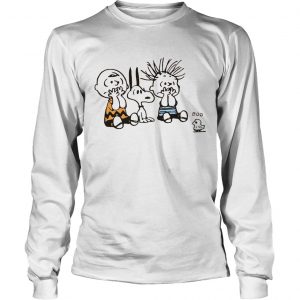 Snoopy and Charlie Brown boo ghost longsleeve tee