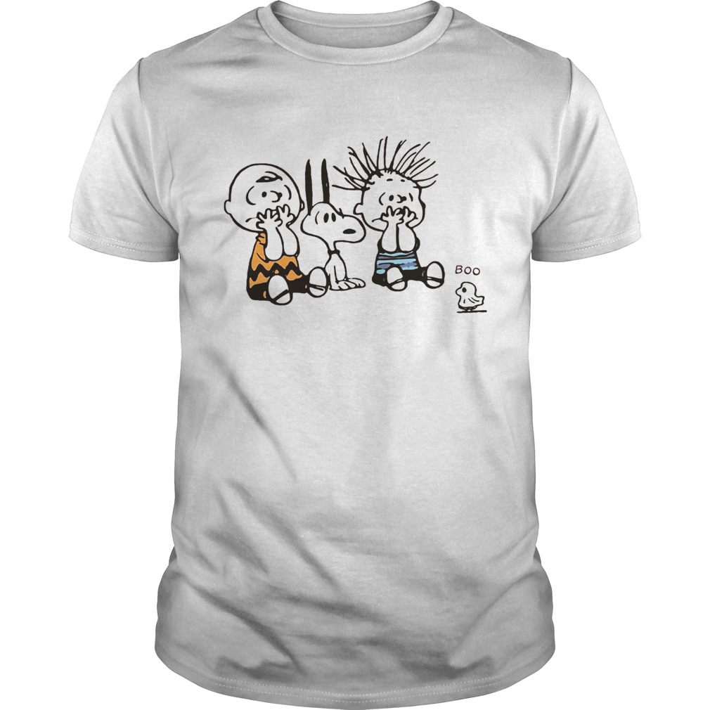 Snoopy and Charlie Brown boo ghost shirt