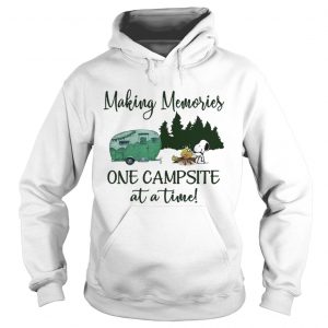 Snoopy and Woodstock making memories one campsite at a time hoodie