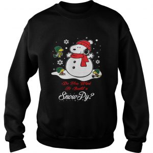 Snowman Snoopy Snowpy Christmas sweatshirt