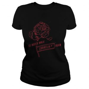 Stella X Taylor Swift Id Never Walk Cornelia Again ladies tee