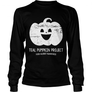 Teal Pumpkin Project food allergy awareness longsleeve tee