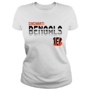 Team Apparel Cincinnati Bengals Hexagon ladies tee