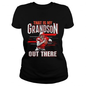 That is my grandson out there football ladies tee