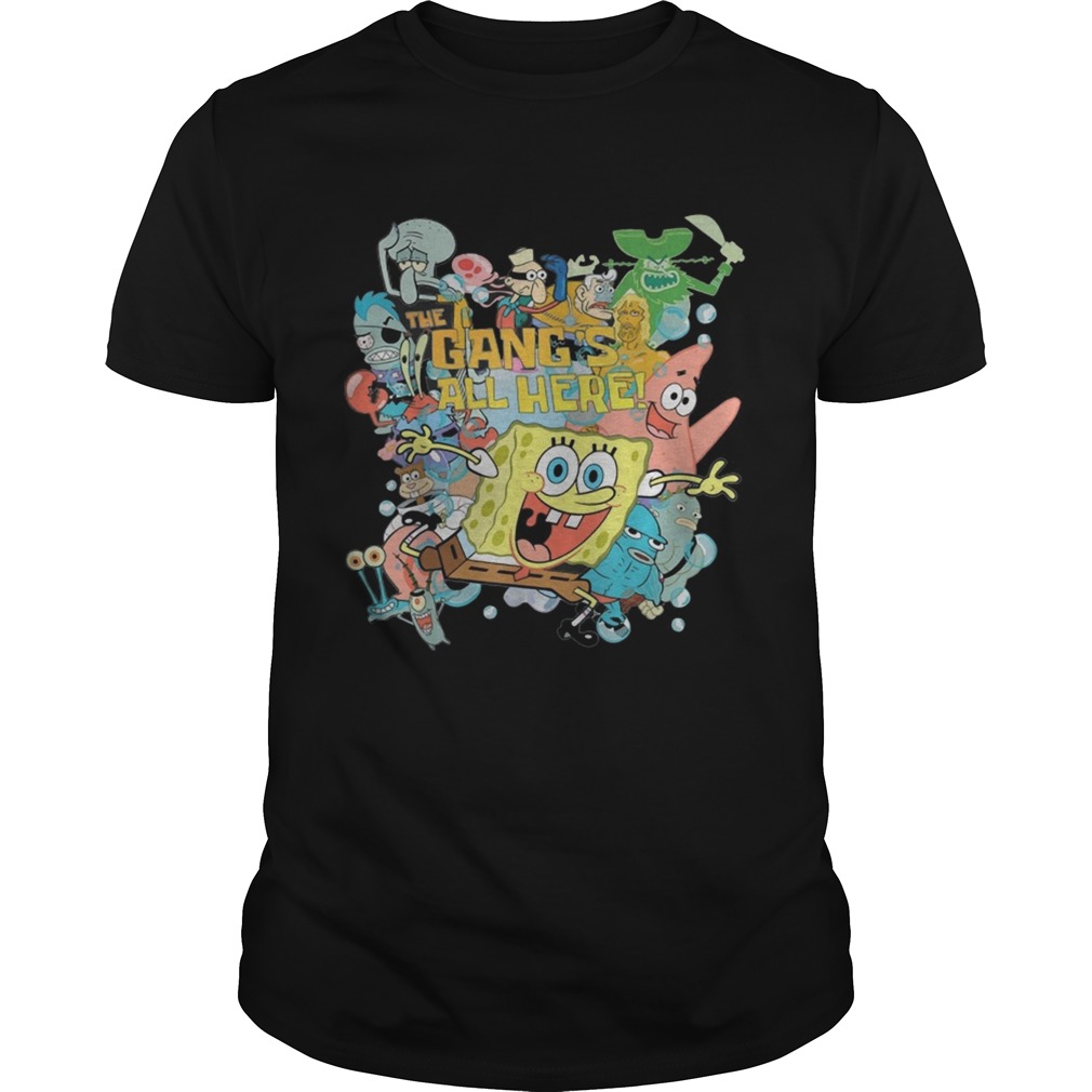 The Gangs All Here Spongebob Squarepants Tshirts