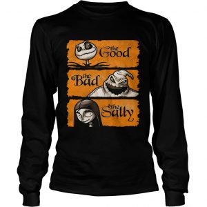 The Good The Bad The Salley List of The Nightmare Before Christmas longsleeve tee