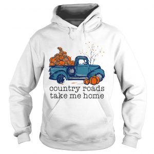 Truck pumpkin Country roads take me home hoodie