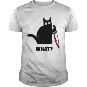 What Black cat hold knife unisex