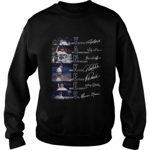 Yankees Andy Pettitte Mariano Rivera Bernie Williams signature sweatshirt