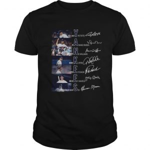 Yankees Andy Pettitte Mariano Rivera Bernie Williams signature unisex