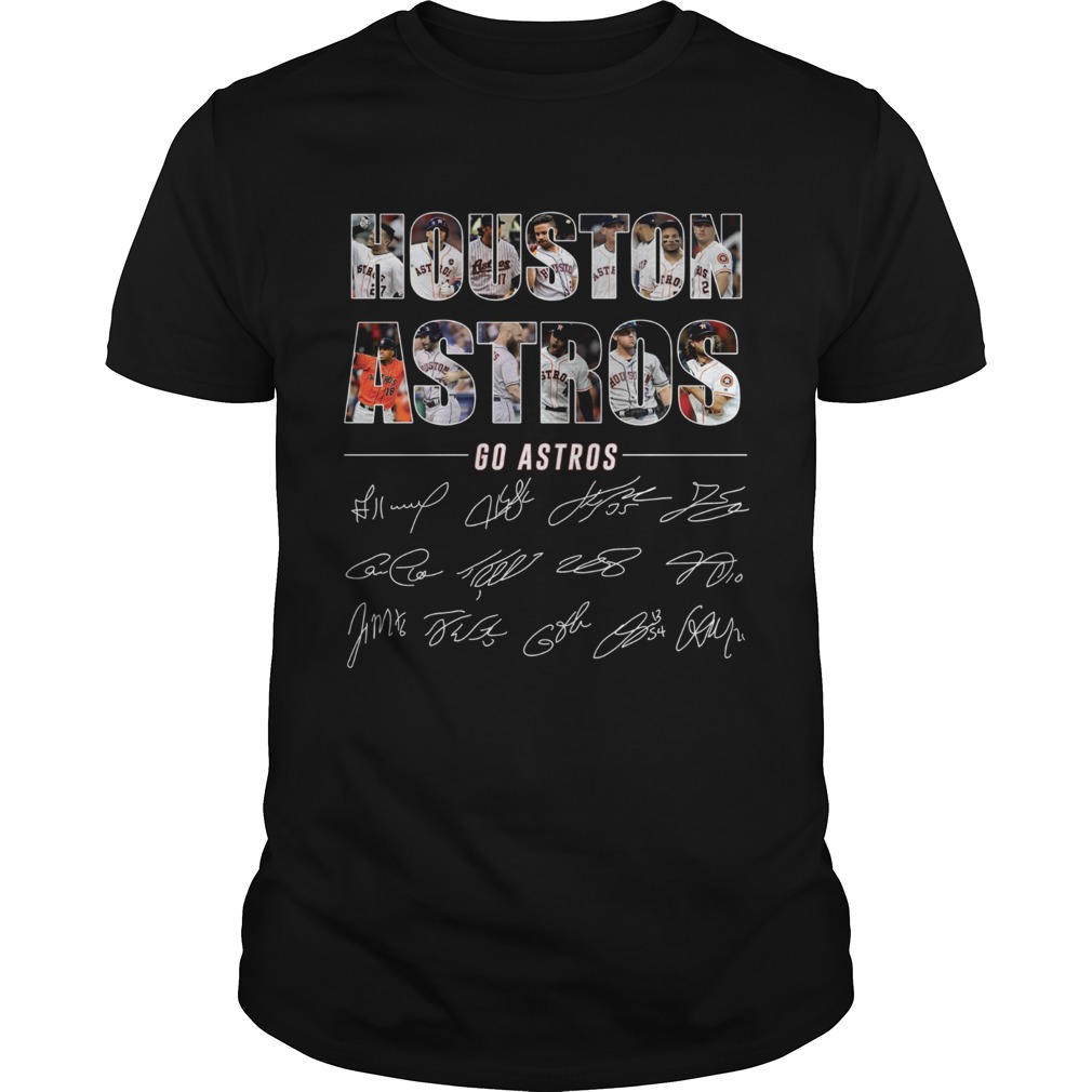 Houston Astros go Astros team signature shirt