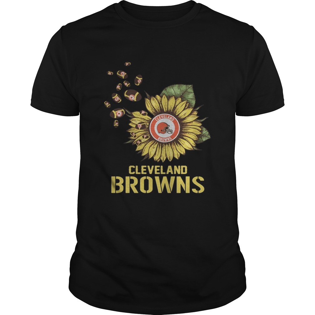 Cleveland Browns sunflower shirt