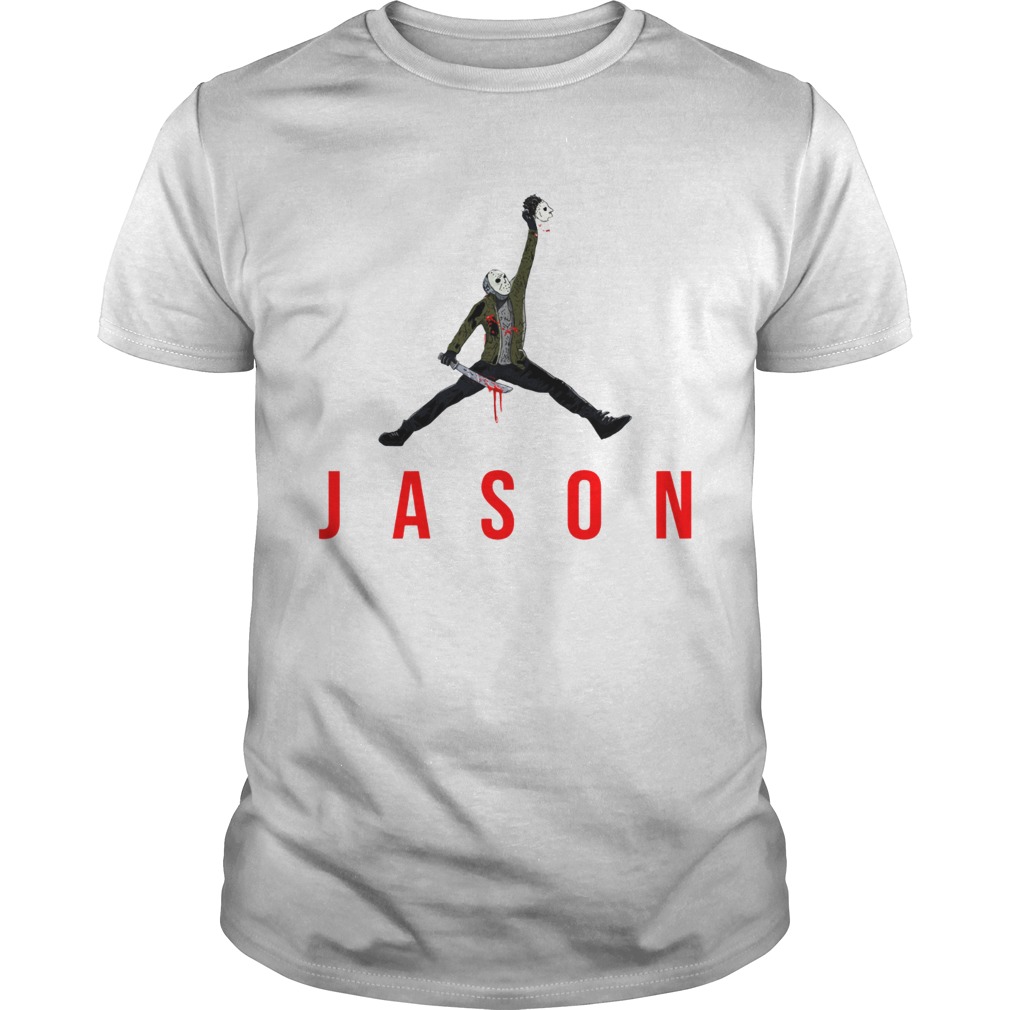 Jason Voorhees Air Jordan logo shirt