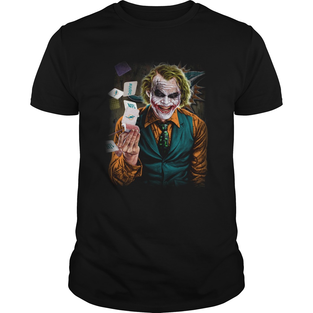 Miami Dolphins Joker Poker Shirt