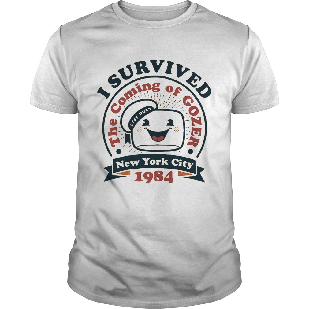 I survived the coming gozer New York city 1984 shirt